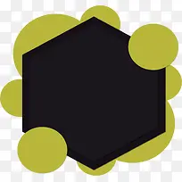 黄绿色波点装饰框-空若网 黄绿色波点装饰框-空若网