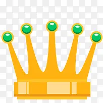 黄色扁平化皇冠元素-空若网 黄色扁平化皇冠元素-空若网