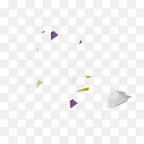 漂浮彩色不规则图形-空若网 漂浮彩色不规则图形-空若网