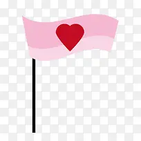 卡通旗子png矢量素材-空若网 卡通旗子png矢量素材-空若网