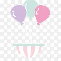 儿童节多彩气球装饰-空若网 儿童节多彩气球装饰-空若网