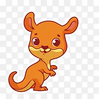 棕色的卡通小动物-空若网 棕色的卡通小动物-空若网