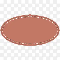 圆形矢量面料标签素材-空若网 圆形矢量面料标签素材-空若网