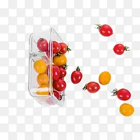 装了小番茄的玻璃透明保鲜盒-空若网 装了小番茄的玻璃透明保鲜盒-空若网