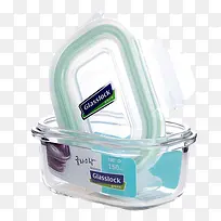 打开盖子的玻璃透明保鲜盒-空若网 打开盖子的玻璃透明保鲜盒-空若网