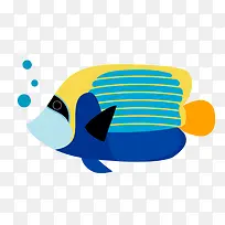 卡通海洋生物鱼文艺风海报设计-空若网 卡通海洋生物鱼文艺风海报设计-空若网