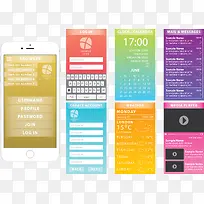 矢量网页设计-空若网 矢量网页设计-空若网