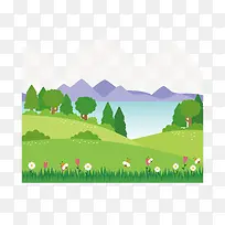 绿色乡村山水春季踏青素材-空若网 绿色乡村山水春季踏青素材-空若网