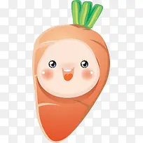 卡通手绘胡萝卜装饰图案-空若网 卡通手绘胡萝卜装饰图案-空若网