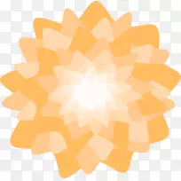 金盏花剪贴画-橙色花-空若网 金盏花剪贴画-橙色花-空若网