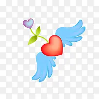 爱心翅膀-空若网 爱心翅膀-空若网