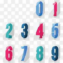 斜纹彩色艺术数字-空若网 斜纹彩色艺术数字-空若网