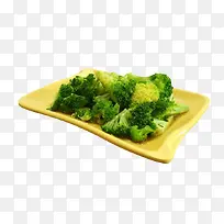 一盘新鲜的西兰花-空若网 一盘新鲜的西兰花-空若网