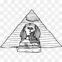 手绘世界名胜古迹线稿-空若网 手绘世界名胜古迹线稿-空若网