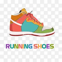 ��ɫ�˶�Ь-������