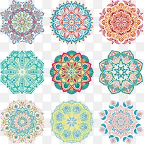 九个色彩艳丽的花样-空若网 九个色彩艳丽的花样-空若网