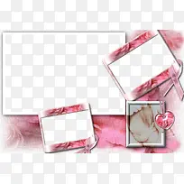 粉色质感相框素材-空若网 粉色质感相框素材-空若网