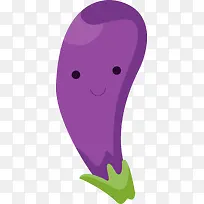 蔬菜卡通茄子小人-空若网 蔬菜卡通茄子小人-空若网