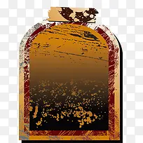 锈迹不规则矩形褐色橙色-空若网 锈迹不规则矩形褐色橙色-空若网