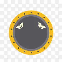 黄色圆形活动标签-空若网 黄色圆形活动标签-空若网