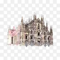 精美手绘名胜古迹建筑-空若网 精美手绘名胜古迹建筑-空若网