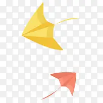 手绘风筝插画图-空若网 手绘风筝插画图-空若网