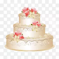 婚礼蛋糕请柬-三层婚礼蛋糕-空若网 婚礼蛋糕请柬-三层婚礼蛋糕-空若网