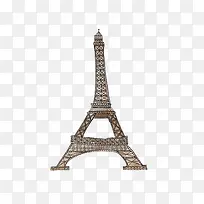 手绘埃菲尔铁塔-空若网 手绘埃菲尔铁塔-空若网