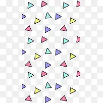 各色的三角形背景图-空若网 各色的三角形背景图-空若网