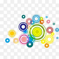 彩色的圆形图案-空若网 彩色的圆形图案-空若网