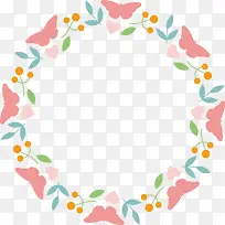 矢量植物艺术框架-空若网 矢量植物艺术框架-空若网