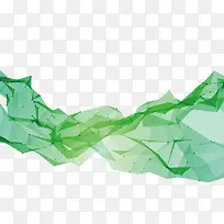 矢量绿色曲线-空若网 矢量绿色曲线-空若网