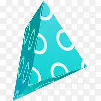 蓝色三角形立方体-空若网 蓝色三角形立方体-空若网