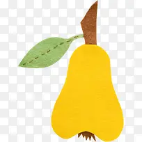 橙色卡通梨子-空若网 橙色卡通梨子-空若网