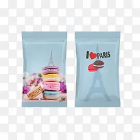 创意马卡龙饼干铁塔包装袋-空若网 创意马卡龙饼干铁塔包装袋-空若网