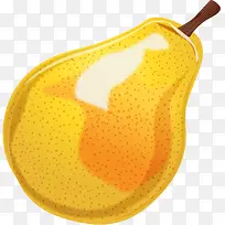 黄色鸭梨卡通风格-空若网 黄色鸭梨卡通风格-空若网