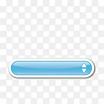 卡通电商蓝色长条按钮图标-空若网 卡通电商蓝色长条按钮图标-空若网