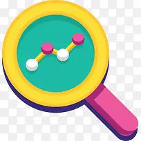 放大镜数据UI图标设计-空若网 放大镜数据UI图标设计-空若网