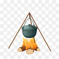 矢量野炊素材-空若网 矢量野炊素材-空若网