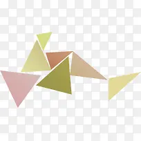 彩色七巧板三角形-空若网 彩色七巧板三角形-空若网