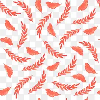 手绘树枝平铺图案-空若网 手绘树枝平铺图案-空若网