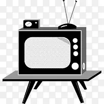 桌子上的电视-空若网 桌子上的电视-空若网