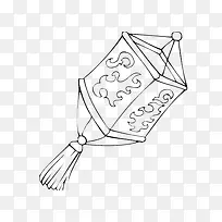 花纹装饰长方形灯笼-空若网 花纹装饰长方形灯笼-空若网