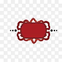 红色线条方形促销标签-空若网 红色线条方形促销标签-空若网