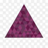 矢量紫色炫彩斑块三角形-空若网 矢量紫色炫彩斑块三角形-空若网