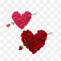 爱心玫瑰花-空若网 爱心玫瑰花-空若网