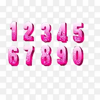 粉色数字-空若网 粉色数字-空若网