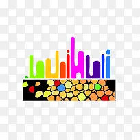 色块多彩图形-空若网 色块多彩图形-空若网