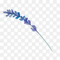 蓝色水彩花朵-空若网 蓝色水彩花朵-空若网