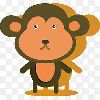 矢量卡通小猴子-空若网 矢量卡通小猴子-空若网